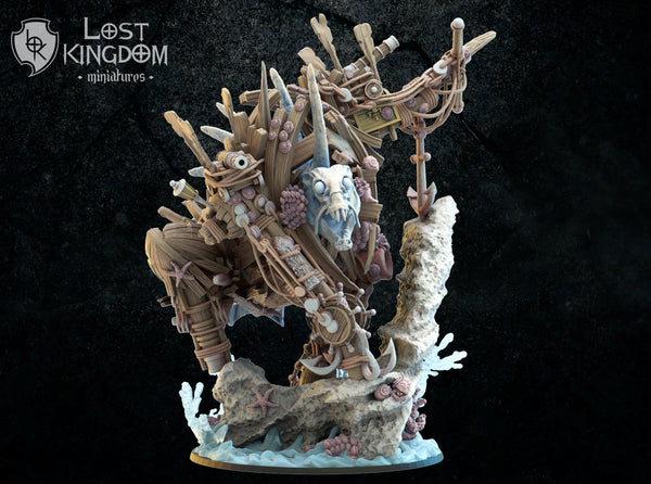 Undead of Misty Island- Abyssal Golem by Lost Kingdom Miniatures