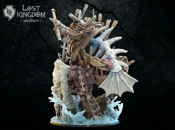 Undead of Misty Island- Abyssal Golem by Lost Kingdom Miniatures