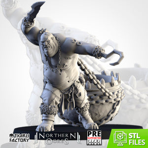 Northern Ogres - Butcher with Cauldron by Txarli Factory