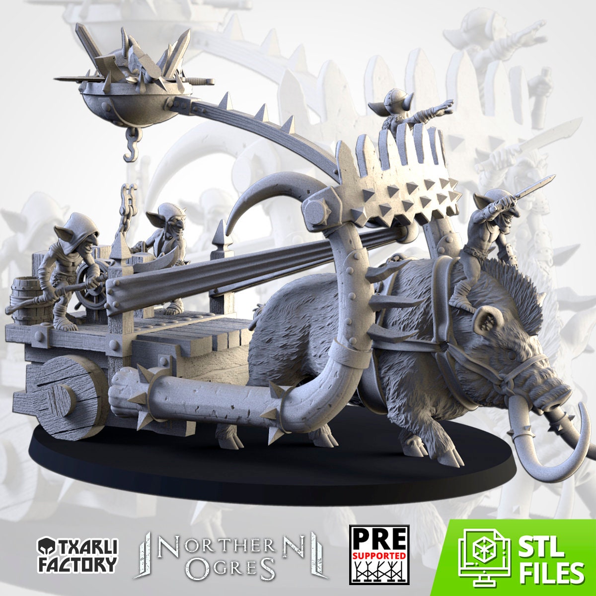 Northern Ogres - Scrapling Catapult by Txarli Factory