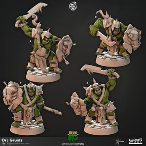 Orc Grunts by Cast N Play (Iron Skull Orcs)