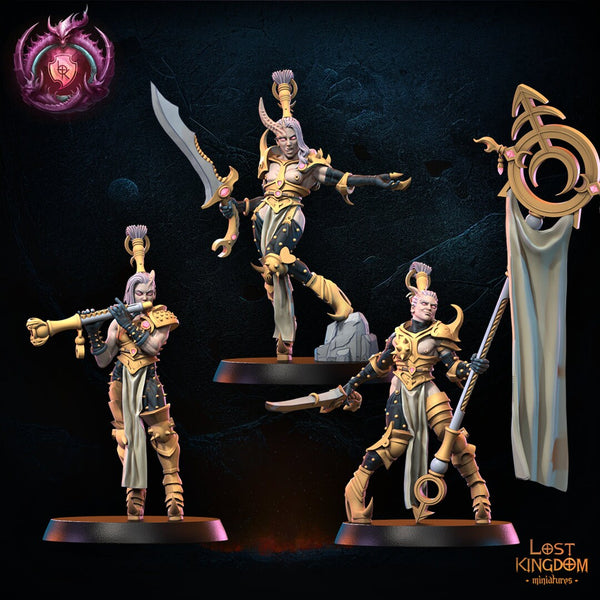 Warriors of the Dark Gods (Lust Warriors) -  Depravation Regiment by Lost Kingdom Miniatures