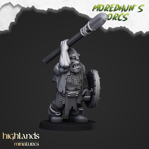 Moredhun's Orcs - Orc Warriors with Spears  Unit by Highlands Miniatures