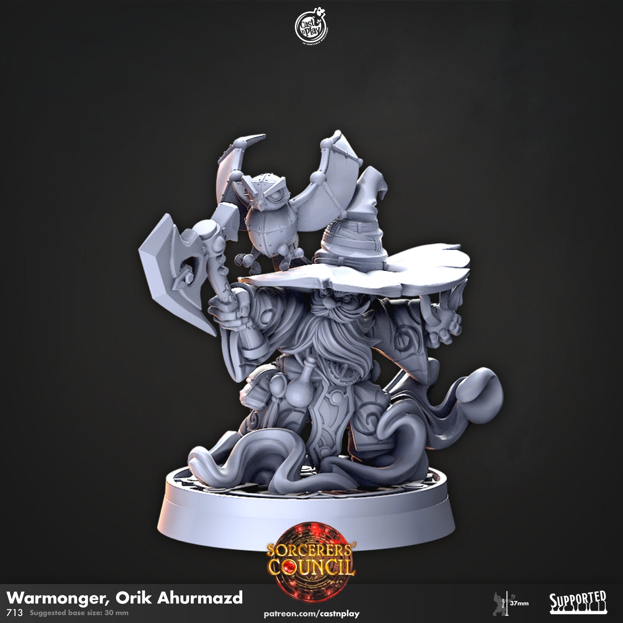 Warmonger, Orik Ahurmazd by Cast N Play (Sorcerer's Council)