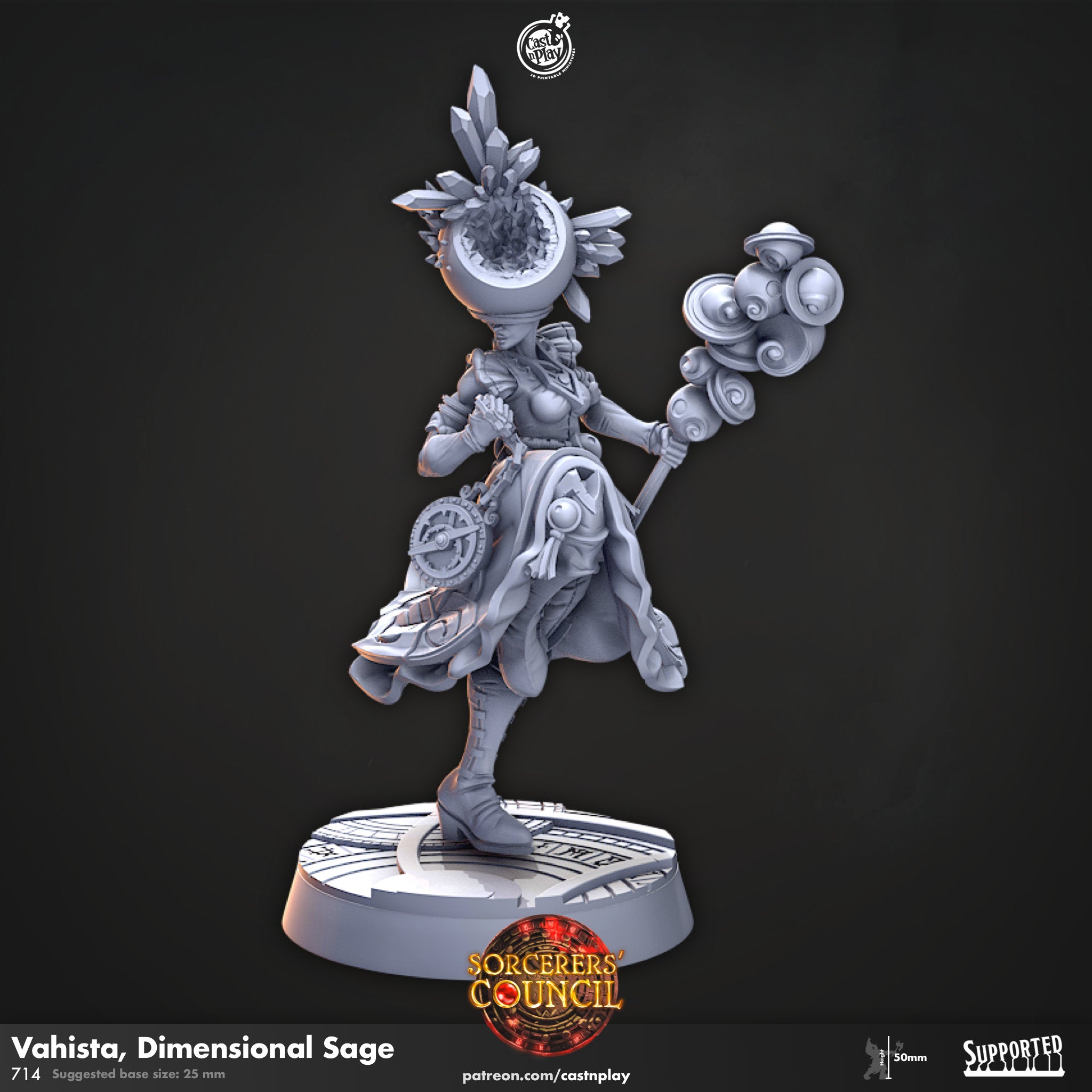 Vahista, Dimensional Sage by Cast N Play (Sorcerer's Council)