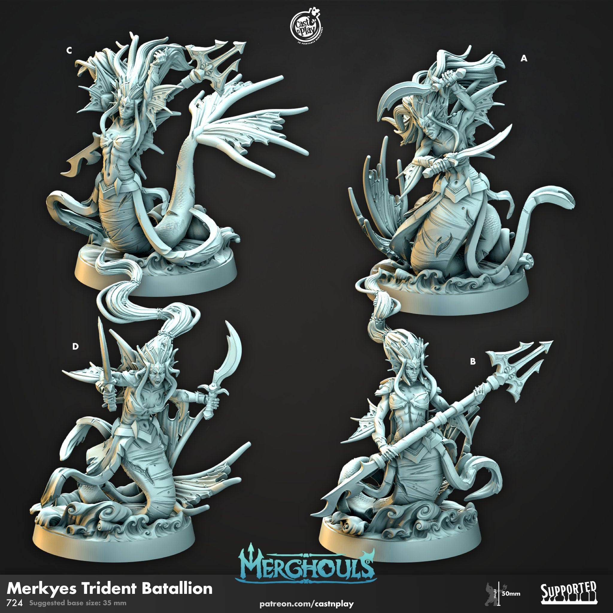 Merkyes Trident Batallion by Cast N Play (Merkghouls)
