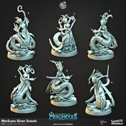 Merkyes Siren Scouts by Cast N Play (Merkghouls)