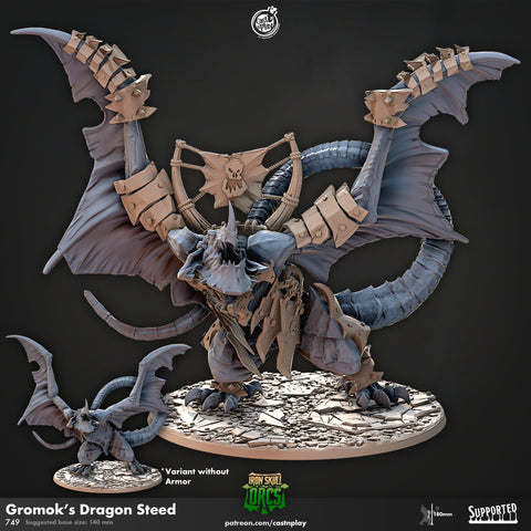 Gromok's Dragon Steed by Cast N Play (Iron Skull Orcs)
