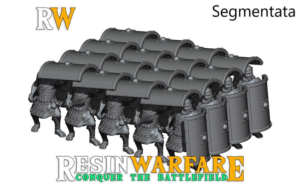 Sons of Mars - Legionarii Heavy Infantry in Testudo Formation by Resin Warfare