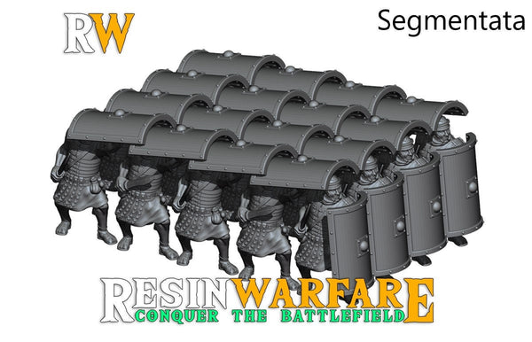 Sons of Mars - Legionarii Heavy Infantry  in Testudo Formation by Resin Warfare