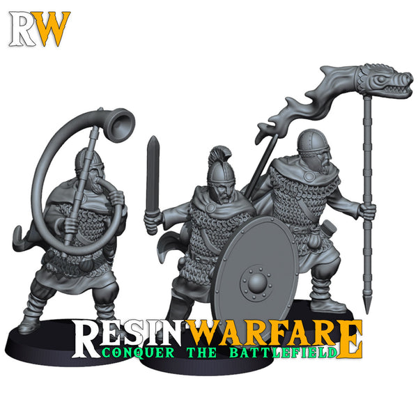 Sons of Mars - Late Rome Command Group by Resin Warfare