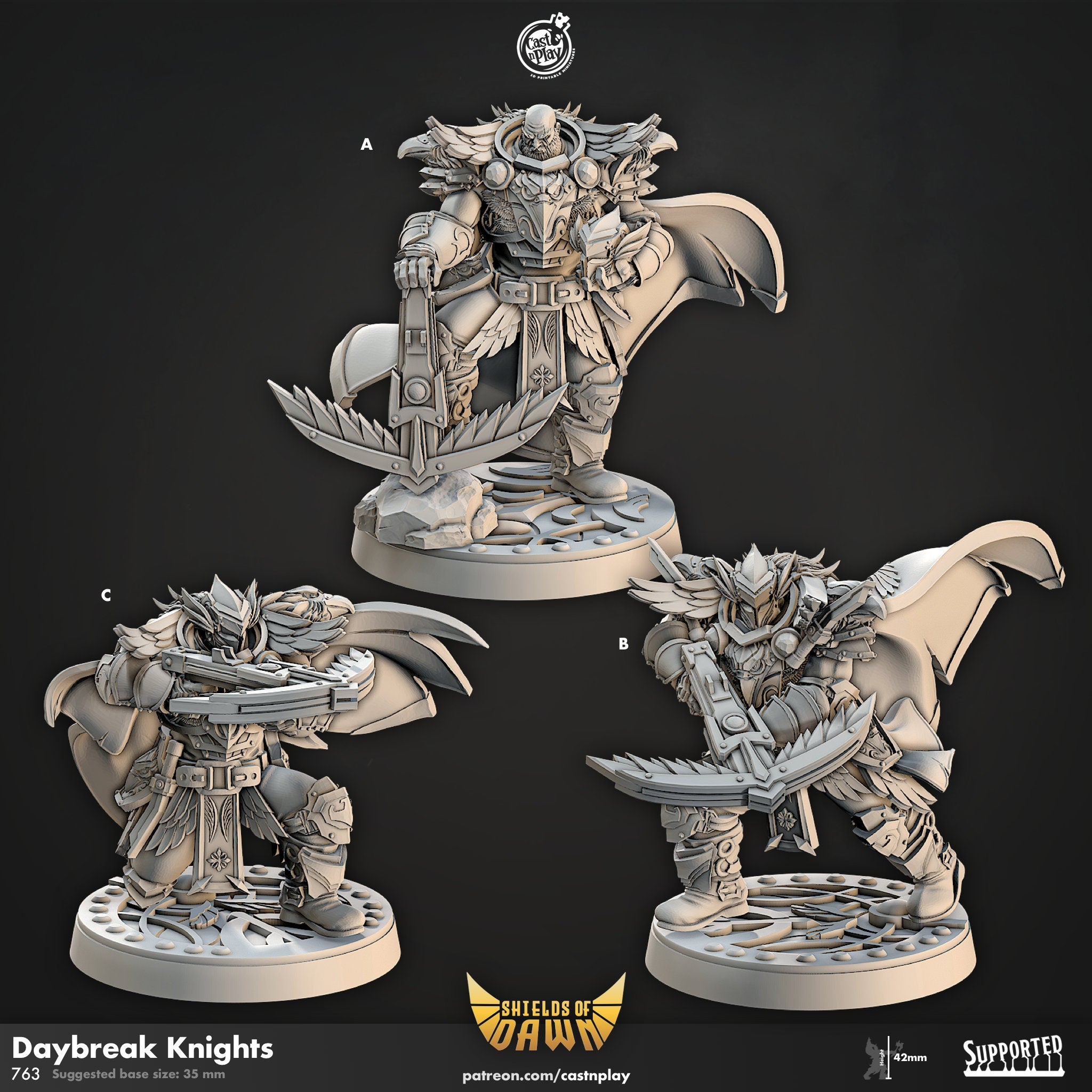 Daybreak Knights by Cast N Play (Shields of Dawn)