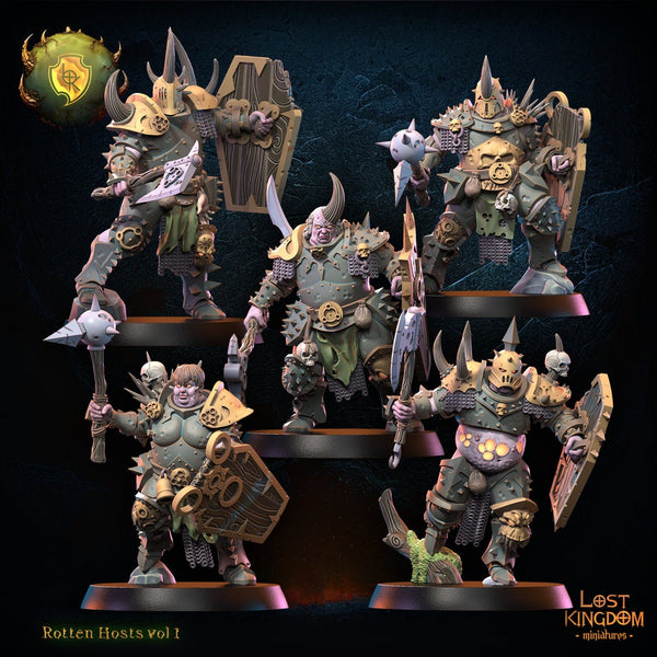 Warriors of the Dark Gods -  Rotten Host Regiment by Lost Kingdom Miniatures