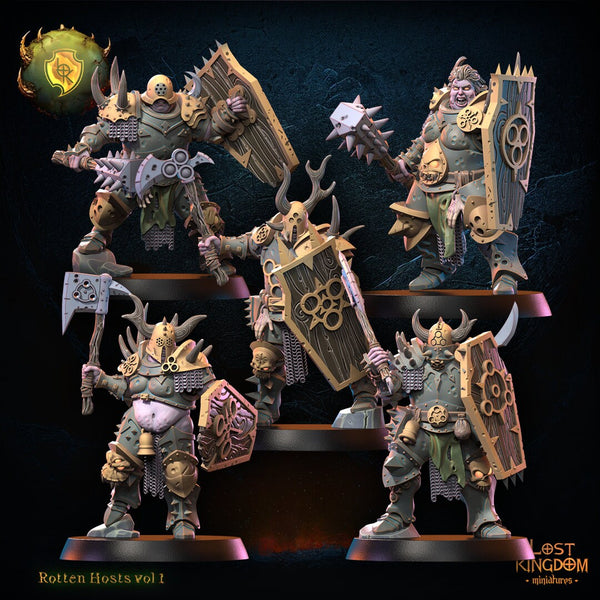 Warriors of the Dark Gods -  Rotten Host Regiment by Lost Kingdom Miniatures