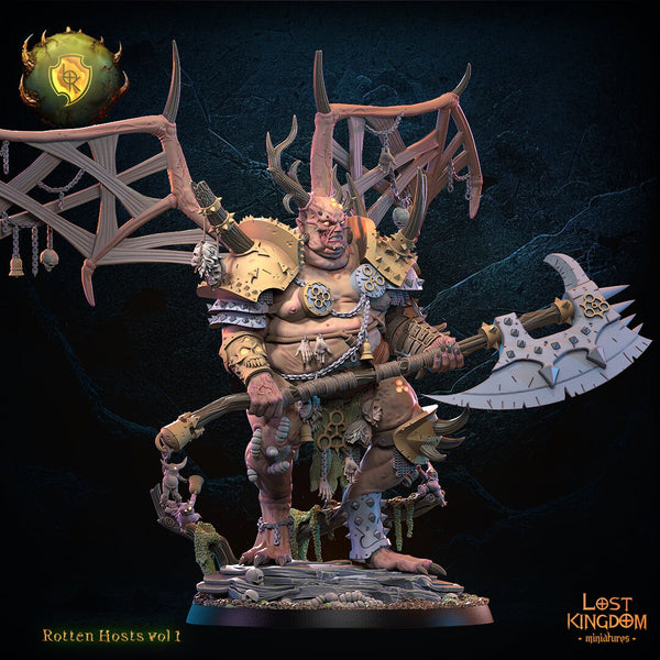 Chaos -N'Elkor, Rotten Daemon Prince by Lost Kingdom Miniatures
