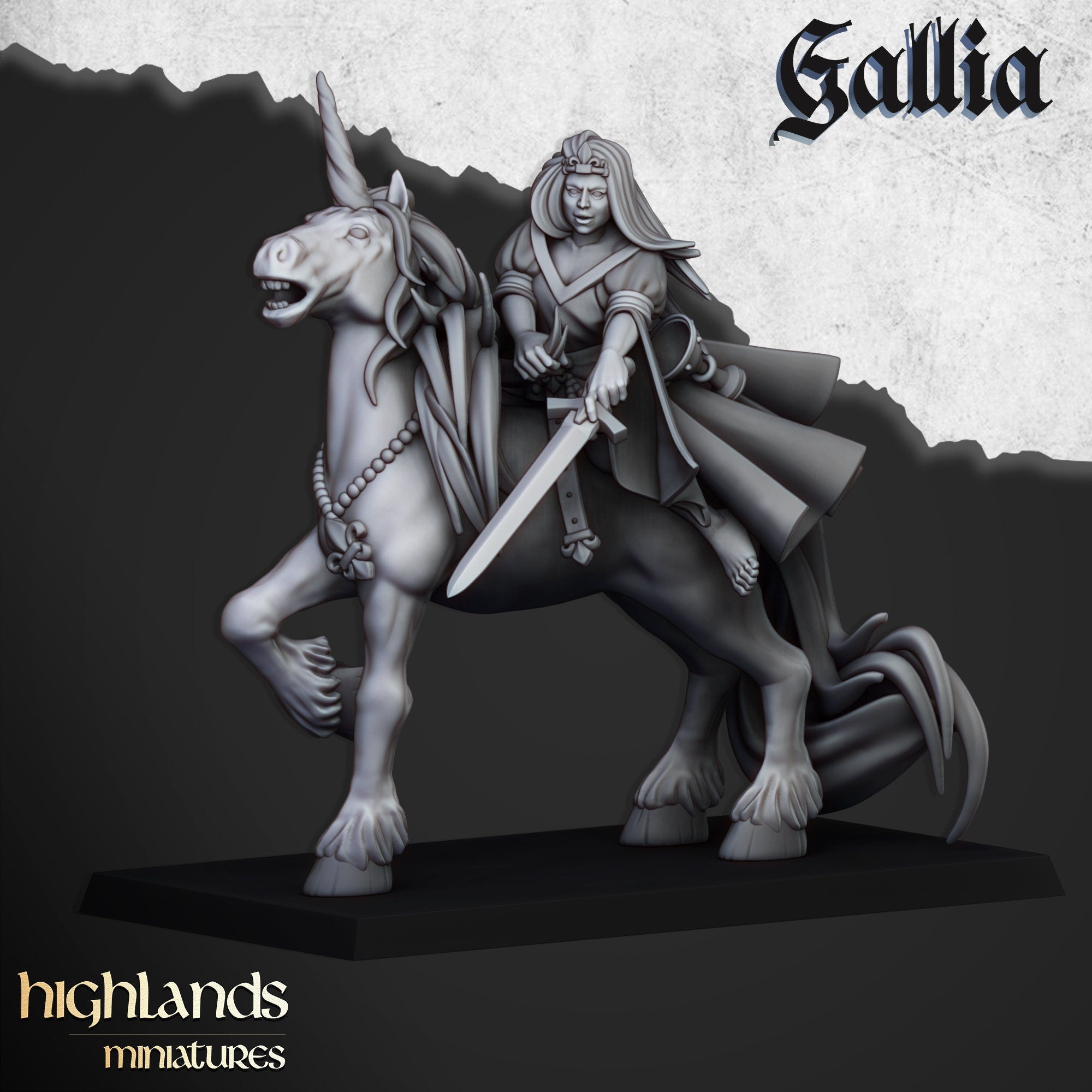 The Lady of Gallia by Highlands Miniatures