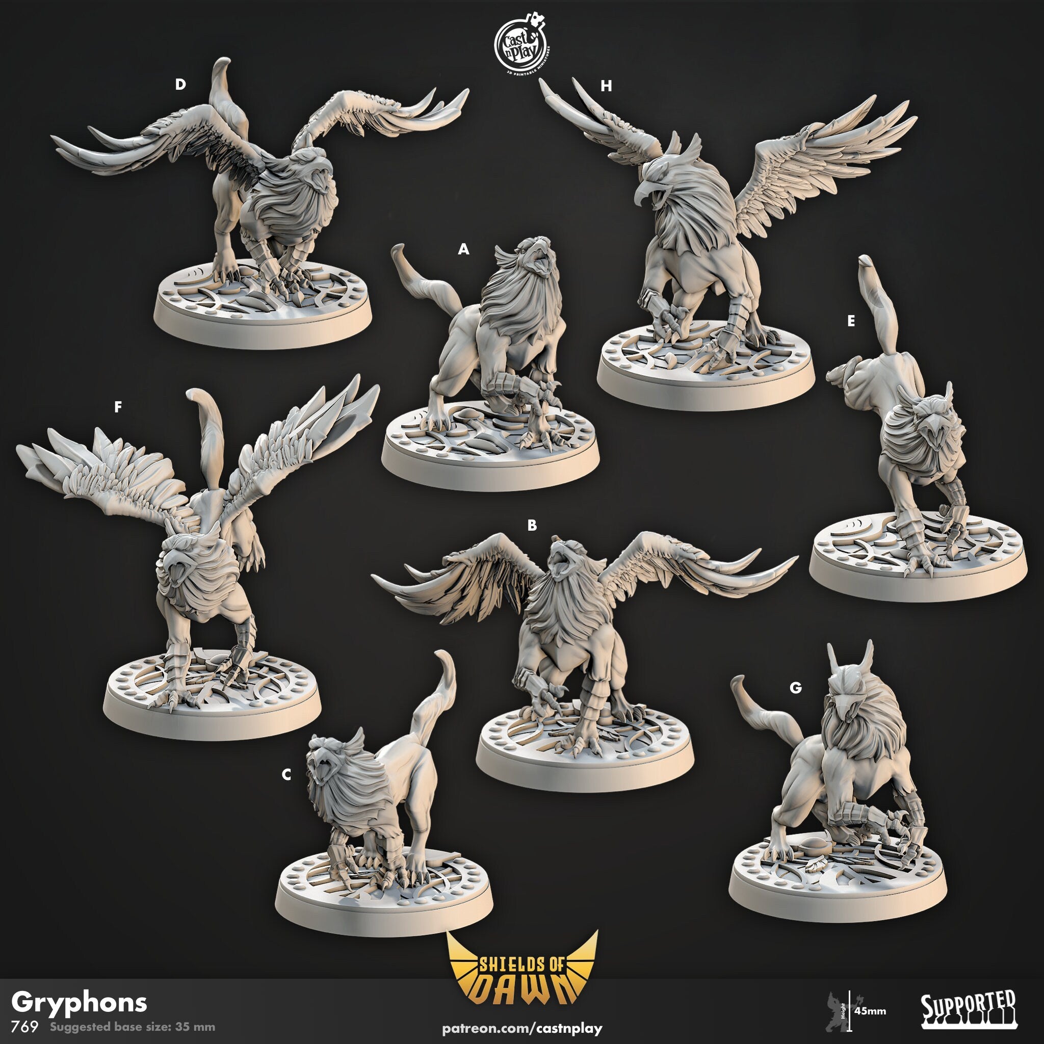 Gryphons by Cast N Play (Shields of Dawn)