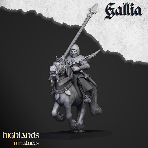 Gallia Mounted Men At Arms unit  by Highlands Miniatures