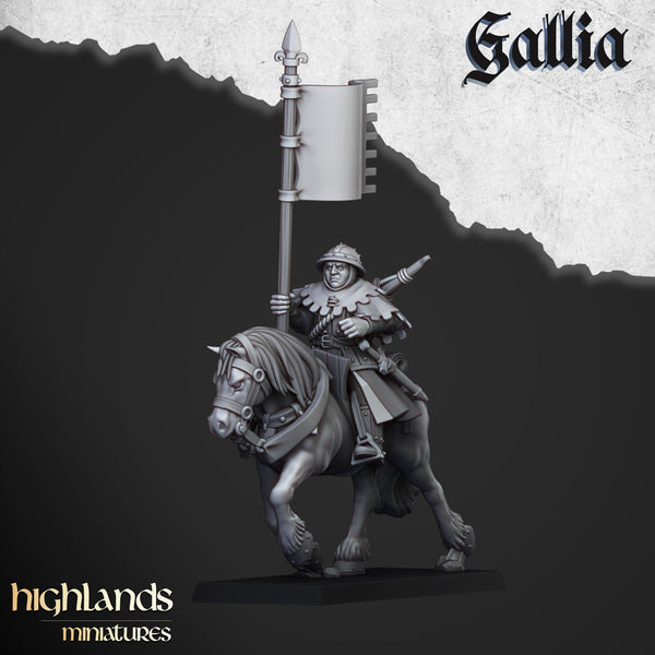 Gallia Mounted Men At Arms unit  by Highlands Miniatures