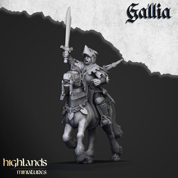 Gallia Mounted Men At Arms unit  by Highlands Miniatures