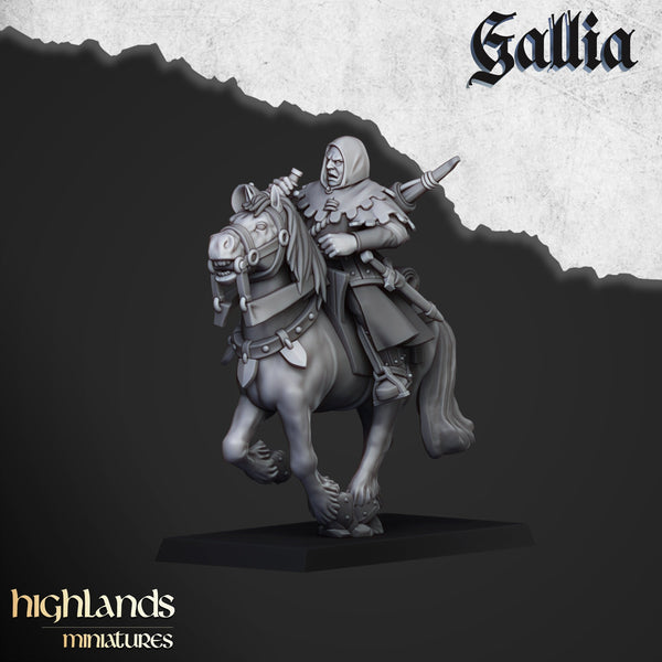 Gallia Mounted Men At Arms unit  by Highlands Miniatures