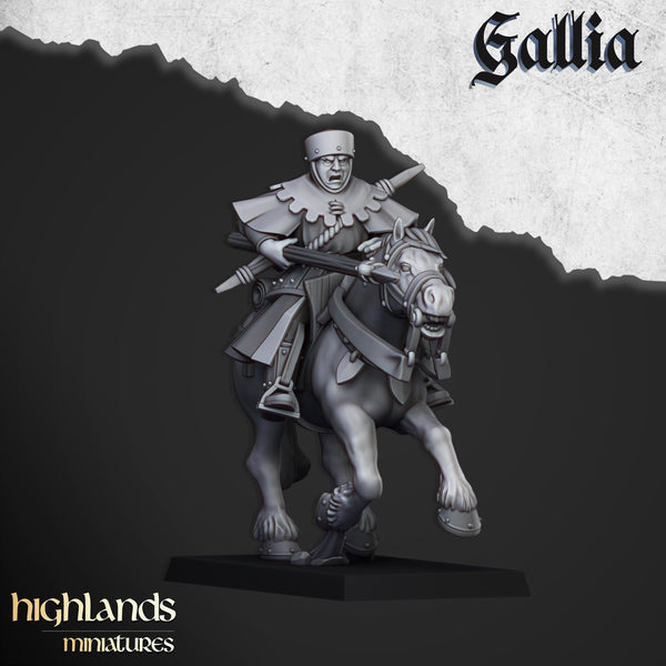 Gallia Mounted Men At Arms unit  by Highlands Miniatures