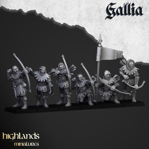 Gallia Sherwood Archers Unit by Highlands Miniatures