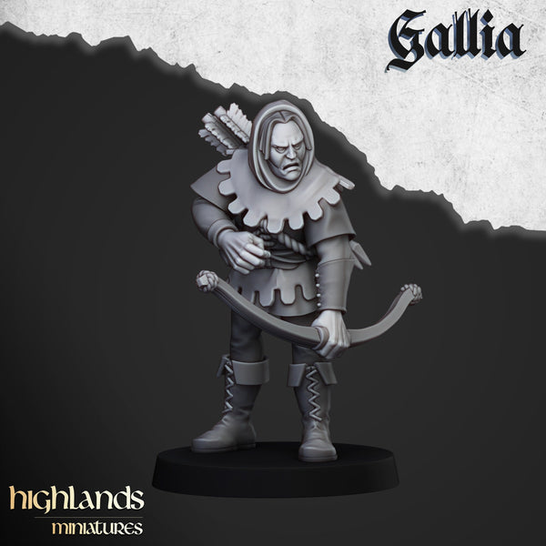 Gallia Sherwood Archers Unit by Highlands Miniatures