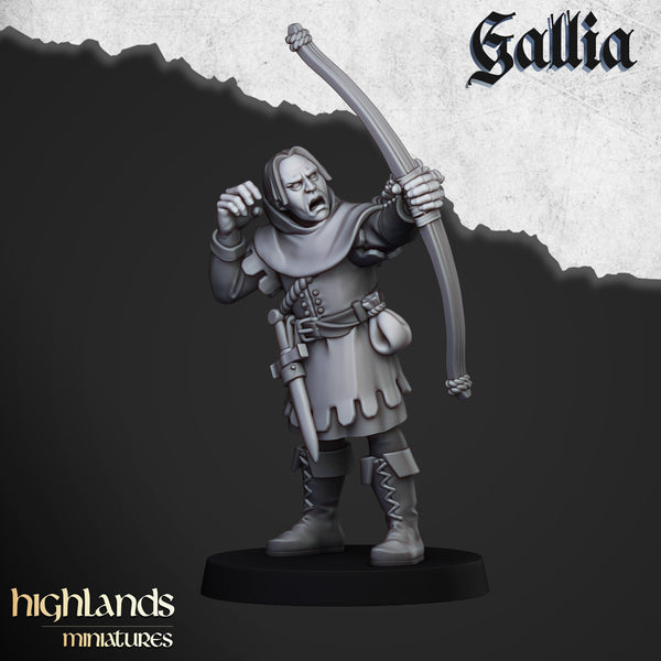 Gallia Sherwood Archers Unit by Highlands Miniatures