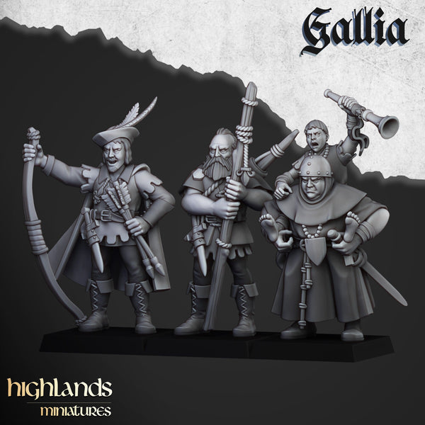 Gallia Sherwood Archers Unit by Highlands Miniatures