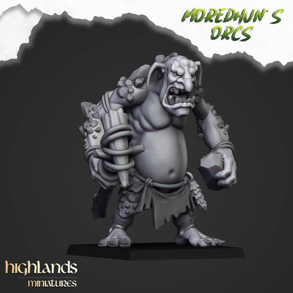 Moredhun's Orcs - Cave Troll Unit by Highlands Miniatures