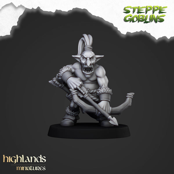 Steppe Goblin Archers Unit by Highlands Miniatures