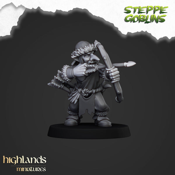 Steppe Goblin Archers Unit by Highlands Miniatures