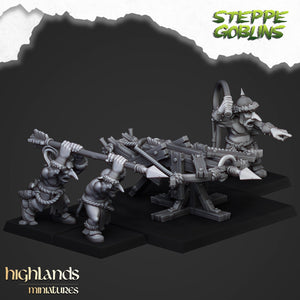 Steppe Goblin Big Crossbow Unit by Highlands Miniatures