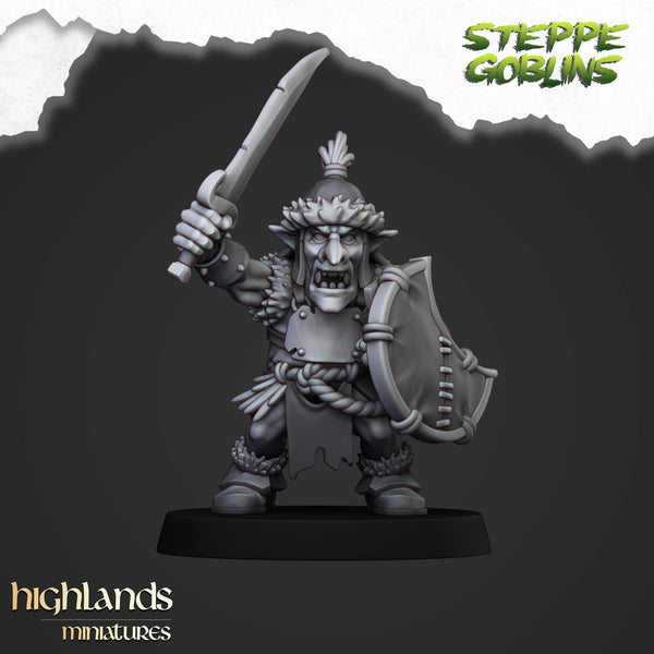 Steppe Goblin with Spears Unit by Highlands Miniatures