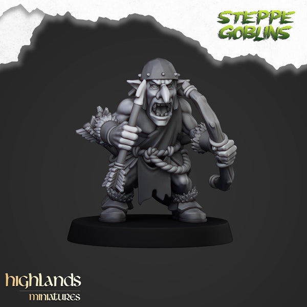 Steppe Goblin Archers Unit by Highlands Miniatures