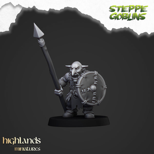 Steppe Goblin with Spears Unit by Highlands Miniatures