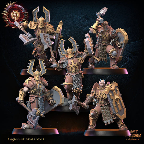 Warriors of the Dark Gods - Skull Collector Regiment by Lost Kingdom Miniature