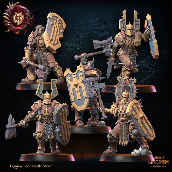 Warriors of the Dark Gods - Skull Collector Regiment by Lost Kingdom Miniature