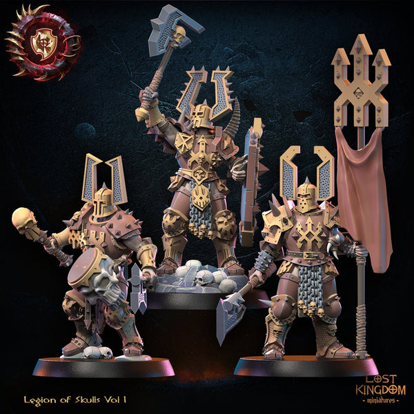 Warriors of the Dark Gods - Skull Collector Regiment by Lost Kingdom Miniature