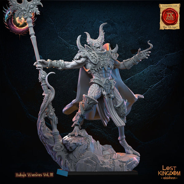 Warriors of the Dark Gods(Nukuja Warriors) - Exalted Herald of Nukuja by Lost Kingdom Miniature