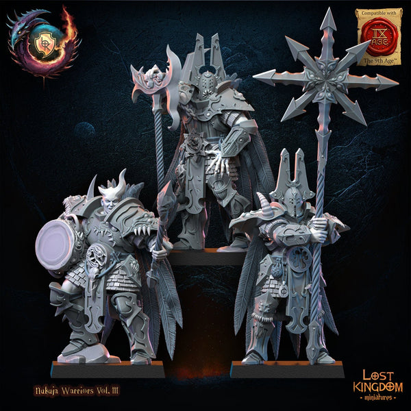 Warriors of the Dark Gods(Nukuja Warriors) - Nukuja Chosen by Lost Kingdom Miniature