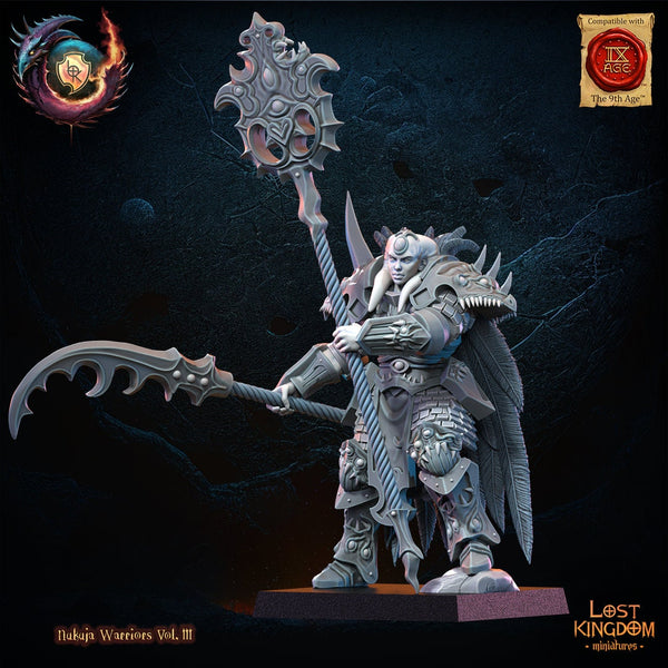 Warriors of the Dark Gods(Nukuja Warriors) - Nukuja Sorceress by Lost Kingdom Miniature