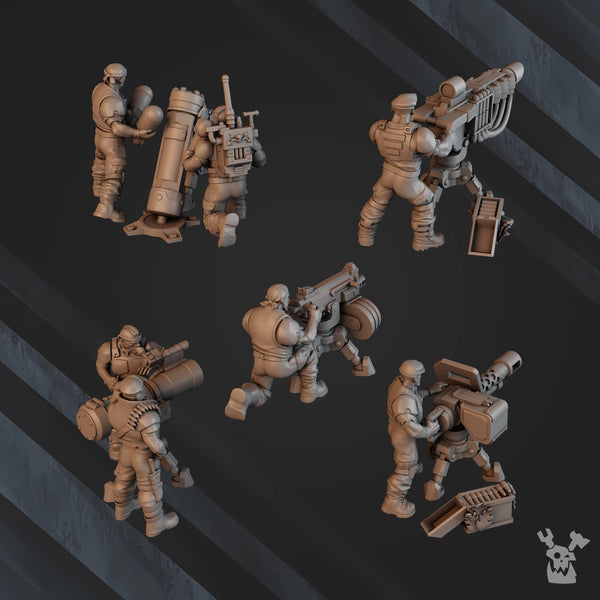 Green Hell Division Heavy Fire Support Squad by DakkaDakka Store