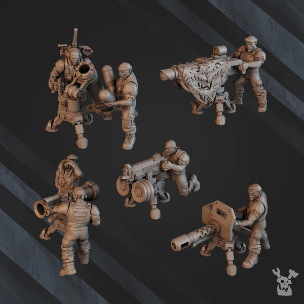 Green Hell Division Heavy Fire Support Squad by DakkaDakka Store