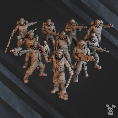 Green Hell Division Infantry Squad by DakkaDakka Store