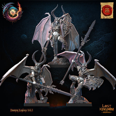 Warriors of the Dark Gods(Daemon Legions) - Furies by Lost Kingdom Miniature