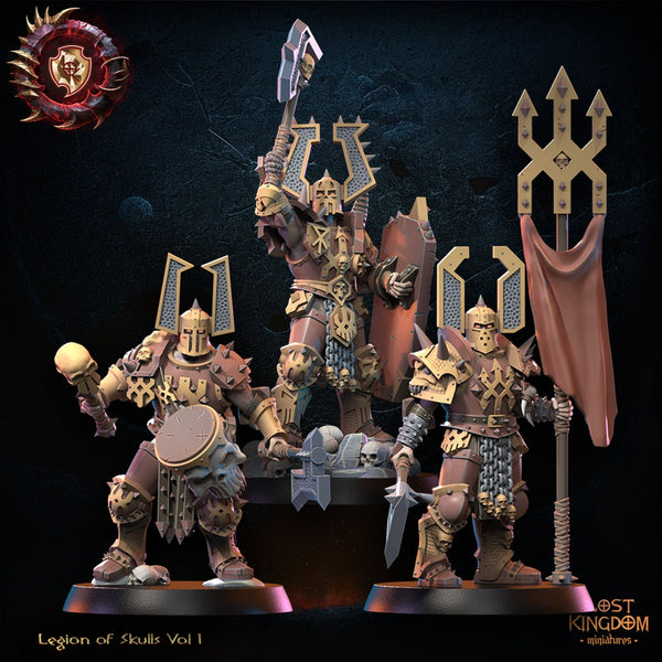 Warriors of the Dark Gods - Skull Collector Regiment by Lost Kingdom Miniature