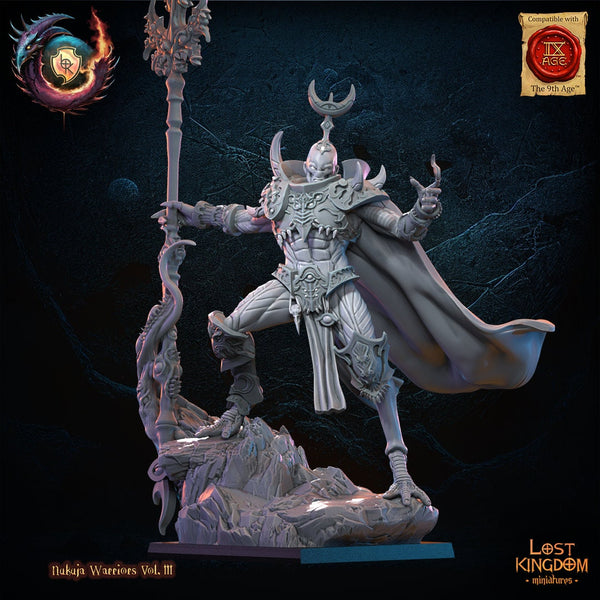 Warriors of the Dark Gods(Nukuja Warriors) - Exalted Herald of Nukuja by Lost Kingdom Miniature