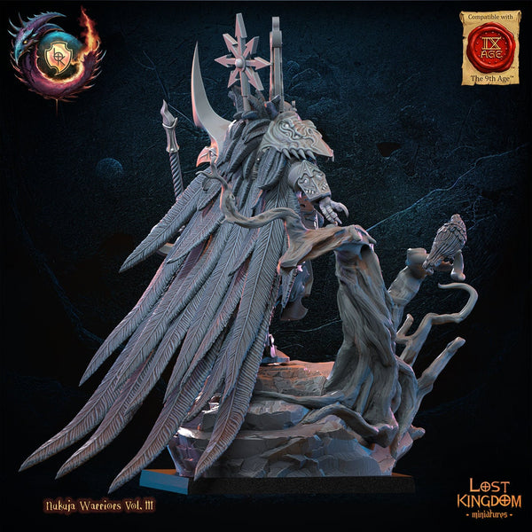 Warriors of the Dark Gods(Nukuja Warriors) - Doomlord of Nukuja by Lost Kingdom Miniature